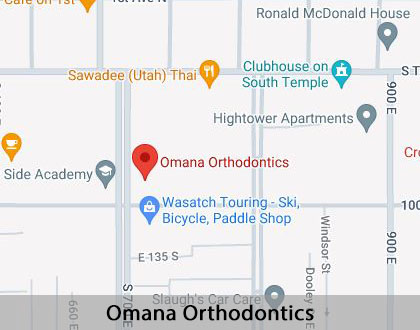 Map image for Orthodontist Provides Clear Aligners in Salt Lake City, UT
